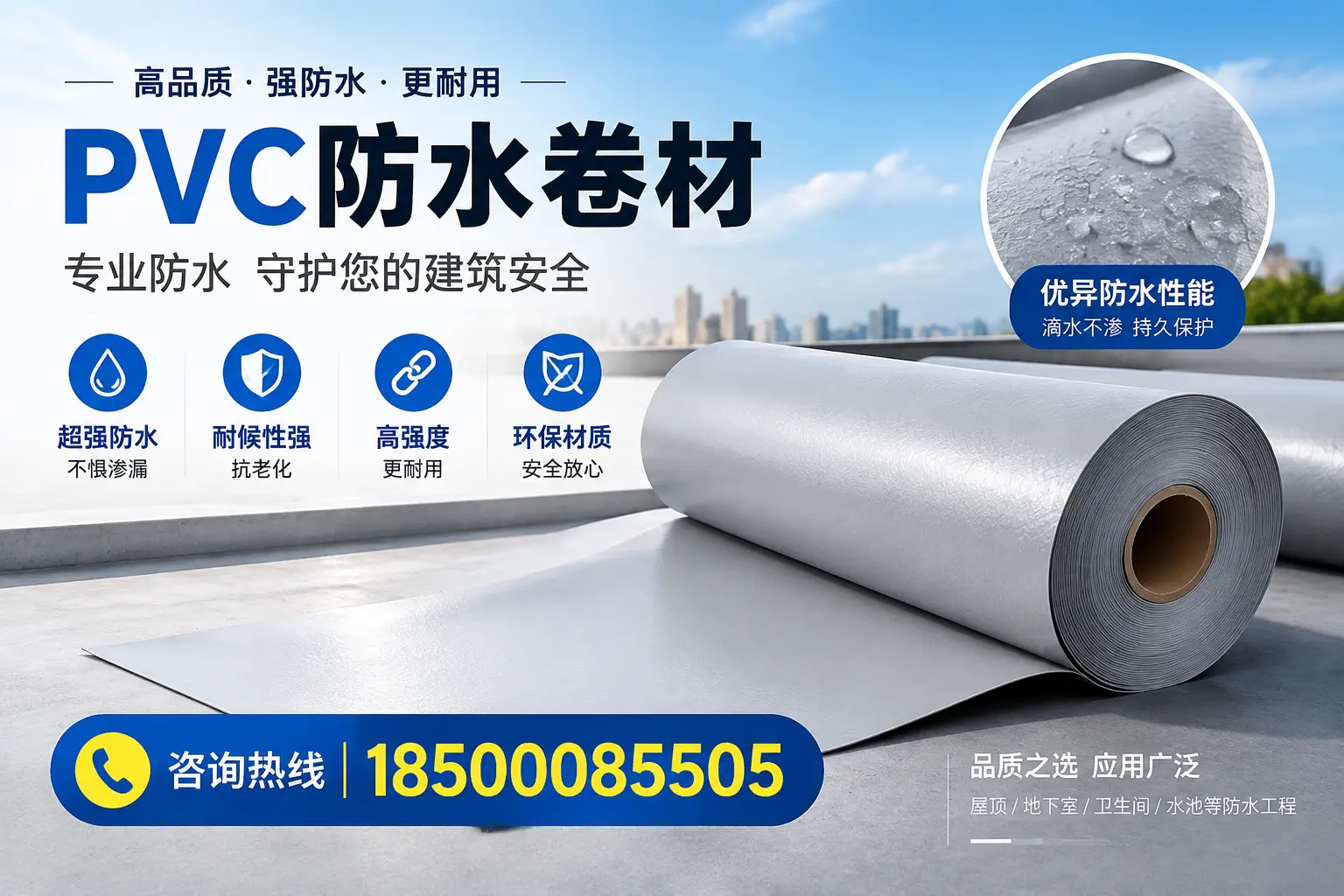 北京地区pvc防水卷材的市场现状与发展趋势